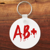 Blutgruppe AB+ Positives #Horror Hospital Schlüsselanhänger (Vorderseite)