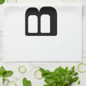 Blutgruppe B Japanisches Kanji Handtuch (Gefaltet)