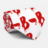 Blutgruppe B - Negative #Horror Hospital Krawatte (Gerollt)