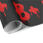 Blutgruppe B+ Positiv #Horror Hospital Geschenkpapier (Rolleneckpunkt)