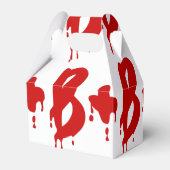 Blutgruppe B+ Positiv #Horror Hospital Geschenkschachtel (Rückseite)