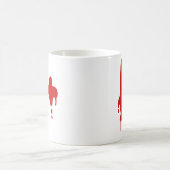 Blutgruppe B+ Positiv #Horror Hospital Kaffeetasse (Mittel)