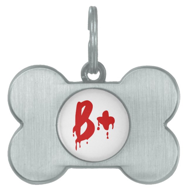 Blutgruppe B+ Positiv #Horror Hospital Tiermarke (Vorderseite)