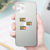 Blutgruppe O Aufkleber (Telefon)