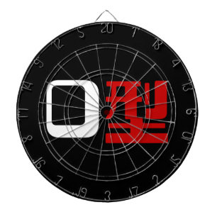 Blutgruppe O Japanisches Kanji Dartscheibe