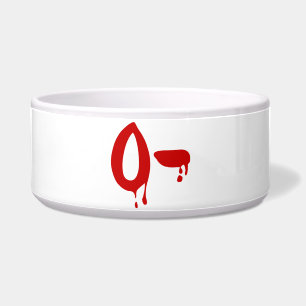 Blutgruppe O- Negative #Horror Hospital Napf