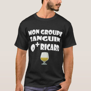 Blutgruppe o+ pastis T-Shirt
