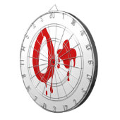 Blutgruppe O+ Positiv #Horror Hospital Dartscheibe (Vorderseite rechts)