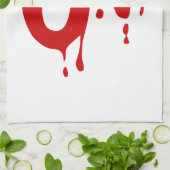 Blutgruppe O+ Positiv #Horror Hospital Handtuch (Gefaltet)