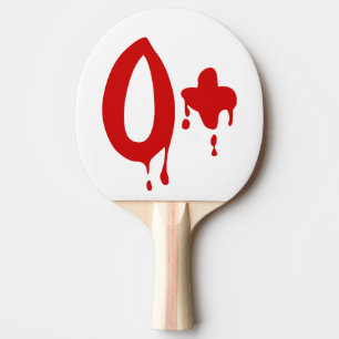 Blutgruppe O+ Positiv #Horror Hospital Tischtennis Schläger