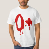 Blutgruppe O+ Positives #Horror Krankenhaus T-Shirt (Vorderseite)