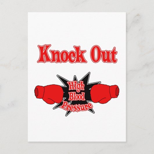 Bluthochdruck Postkarte (Vorderseite)