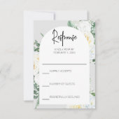 Bluthochdruckkarte RSVP Karte (Vorderseite)