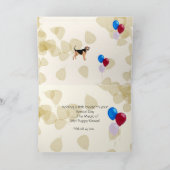 Bluthund auf TAN-Blätter Karte (Innenseite)