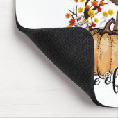 Bluthund Fall Pumpkins Autumn Leaf Tree Mousepad (Ecke)