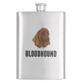 Bluthund Flachmann (Vorderseite)