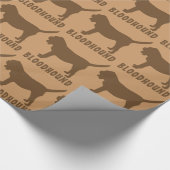 Bluthund Geschenkpapier (Ecke)