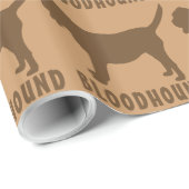 Bluthund Geschenkpapier (Rolleneckpunkt)