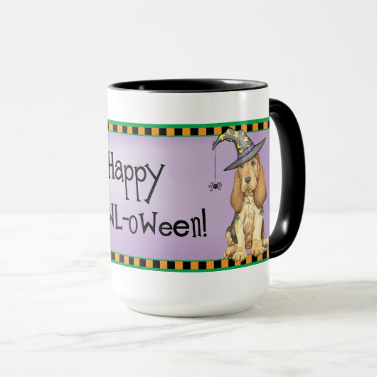 Bluthund Hexe Tasse (VorderseiteRechts)