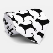 Bluthund-Hund Krawatte (Gerollt)