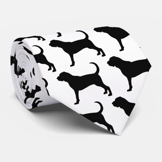 Bluthund-Hund Krawatte (Gerollt)