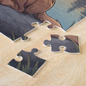 Bluthund Hund Puzzle (Seite)