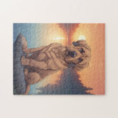 Bluthund Hund Puzzle (Horizontal)