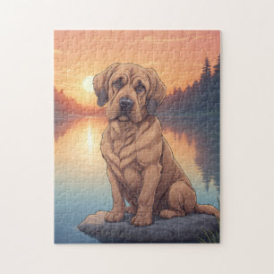 Bluthund Hund Puzzle