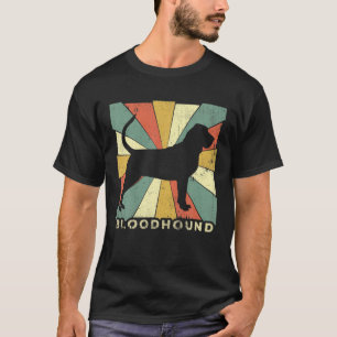 Bluthund Hund Retro 70er Vintag T-Shirt