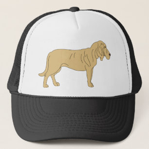 Bluthund-Hund Truckerkappe