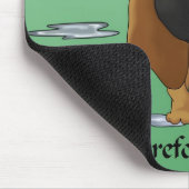 Bluthund - ich geifere… deshalb ich bin. mousepad (Ecke)