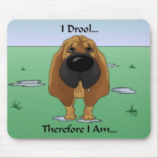 Bluthund - ich geifere… deshalb ich bin. mousepad