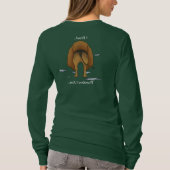 Bluthund - ich geifere… deshalb ich bin. T-Shirt (Rückseite)