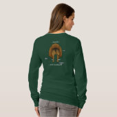 Bluthund - ich geifere… deshalb ich bin. T-Shirt (Schwarz voll)