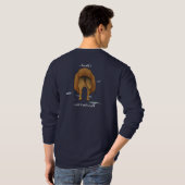 Bluthund - ich geifere… deshalb ich bin. T-Shirt (Schwarz voll)