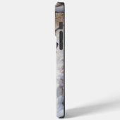 Bluthund Lass-es-Schnee-Weihnachten Case-Mate iPhone Hülle (Rückseite / Links)