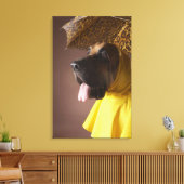 Bluthund. Leinwanddruck (Insitu (Wohnzimmer))