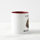 Bluthund-Liebe Tasse (Zentrum)