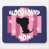 Bluthund-Mama Mousepad (Vorne)