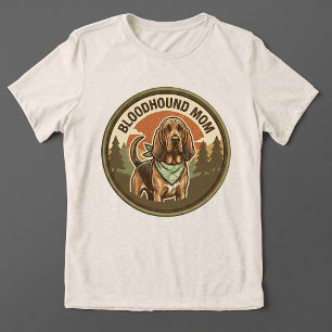 Bluthund-Mama-Tri-Blend-T-Shirt   Geschenk für Hou Tri-Blend Shirt