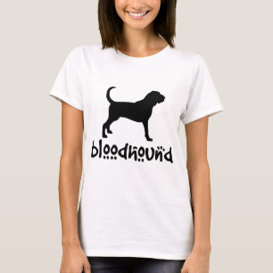 Bluthund mit coolem Text T-Shirt