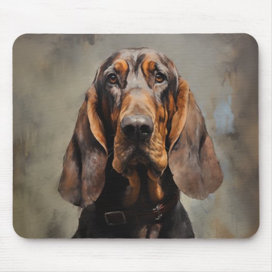 Bluthund Mousepad (Vorne)
