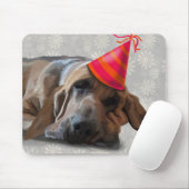 Bluthund nach dem Party Mousepad (Mit Mouse)