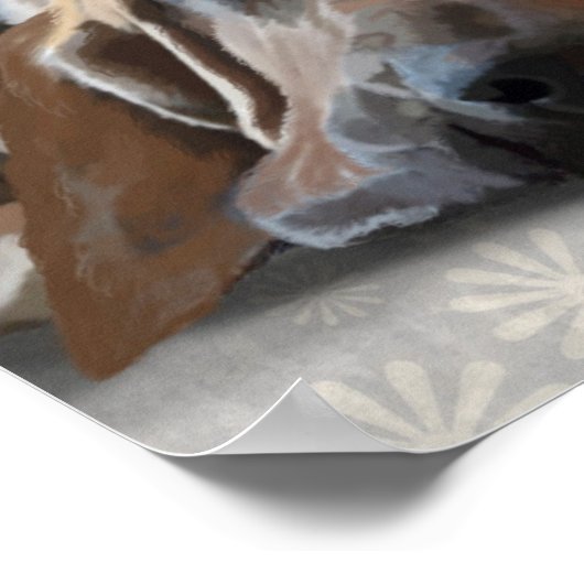 Bluthund nach dem Party Poster (Ecke)