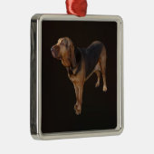 Bluthund Ornament Aus Metall (Rechts)