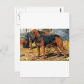 Bluthund Postkarte (Vorne/Hinten)