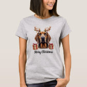 Bluthund-Rentier T-Shirt (Vorderseite)