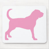 Bluthund (Rosa) Mousepad (Vorne)