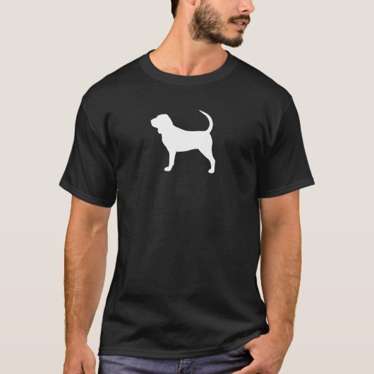 Bluthund-Silhouette T-Shirt (Vorderseite)