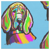 Bluthund Stoff (Nahaufnahme)